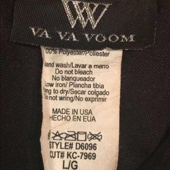 VA VA VOOM VVV BLACK & GOLD SEQUENCES EVENING DRESS. SIZE L/G. - Picture 9 of 9